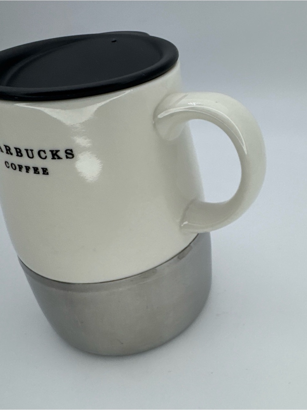 Starbucks 2006 14 oz Travel Mug Ceramic Stainless Steel Bottom - Picture 3 of 8